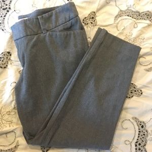 Grey ankle pants